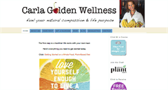 Desktop Screenshot of carlagoldenwellness.com